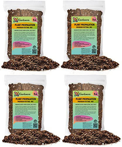 Gardenera Organic Plant Propagation Premium Potting Mix - Achieve Ideal Air and Moisture Balance - 20 Quart - color: Plant Propagation Potting Mix, size: 20 Quart Bag