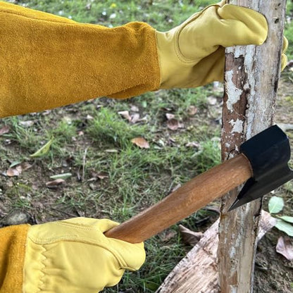 Thorn Proof Gardening Gloves, 100% Cowhide Comfortable Breathable for Rose Pruning, Cactus Handling and Gardening - size: X-Large(1 pair)