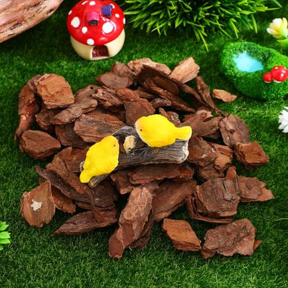 NUOBESTY Tree Bark for Crafts, Basing Bark Chips Miniature Landscape Texture for Diorama Scenery, Model Train Layout, Sand Table & Architecture Models, 1 Pack (1.76 oz)