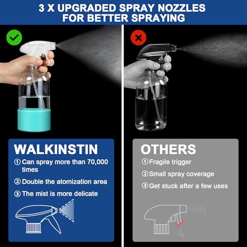 Glass Spray Bottles for Cleaning, 3 Pack Clear Empty Spray Bottle for Cleaning Solutions, 17 fl oz Reusable Spray Bottle for Plants with Silicone Boot, Cleaning Spray Containers with Labels - size: 3 Pack