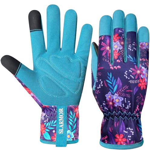 Gardening Gloves for Women, Garden glove, Garden Gifts for Gardener - size: Medium, style: M-daisy
