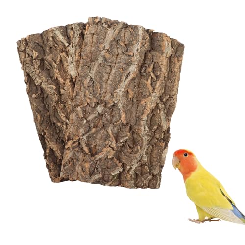 2 Pack 22 x 14 Inch 100% Natural Cork Perch, Bird Cork Seat Boards, Birdcage Bark Decor Accessories Toy for Birds Parakeets Budgie Parrot Cockatiel Hamster Guinea Pig Rat - size: 22×14 Inches