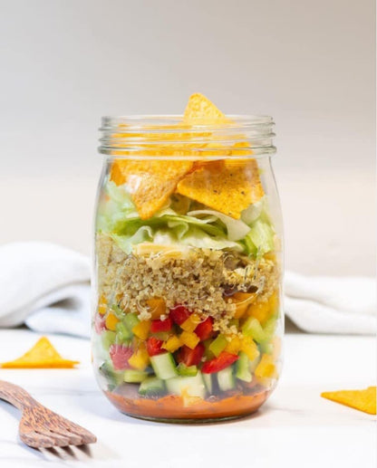 Le Parfait Screw Top Jar 2L (64oz) Wide Mouth Glass Jar, Gold, 1 Pack - color: 2L-Gold (Single)