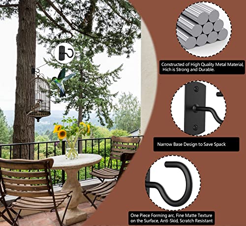 50Pack Ceiling Hooks Bulk for Hanging Plants Black 2.5in - color: Black, size: 2.5In 50Pack