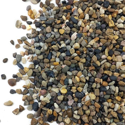 5LB Aquarium Gravel, 1/4" Pea Gravel for Fish Tank, Small River Rocks for Garden Decoration, Landscaping, Vase Filling, Flower Pot Paving(4-8MM) - size: 5LB, style: 4-8MM