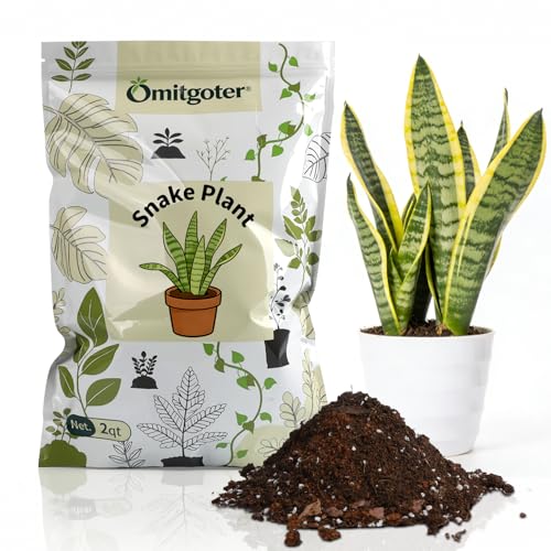 Organic Snake Plant Potting Soil 2qt- Well-Draining Nutrient-Rich Mix for Healthy Roots & Faster Growth, Natural Soil for Sansevieria Plants - color: Snake Soil, size: 2QT