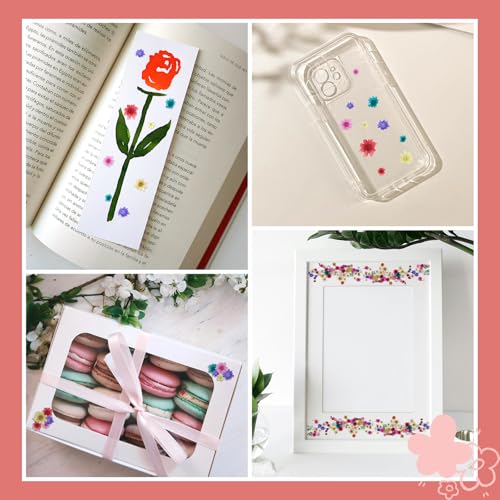 1000 PCS Mini Dried Flowers for Resin, Small Dried Flowers for Crafts, Mini-Dried Flower Bulk for Resin Art, Jewelry, Candle Making, Soap Making and DIY Crafts