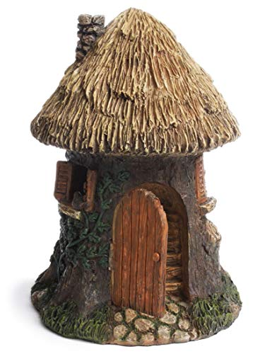 Elf Tree House Gnome Home Fairy Garden Ornament Dollhouse Decor