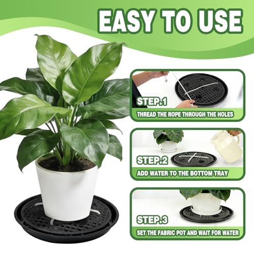 4 Pcs 14'' Self-Watering Pot Base, Auto-Irrigation System Plant Bottom