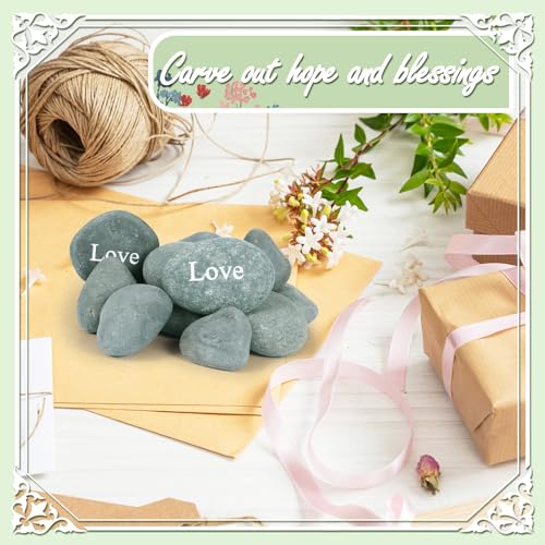 20LB Stones Pebbles River Rocks, 100% Natural Hand-Picked Premium Decorative Pebbles, Ideal for Garden Landscaping, Home Decor, Aquariums, Painting, Crafting and Gifts (Green, 20 Pounds) - size: 20 Pounds, style: Green