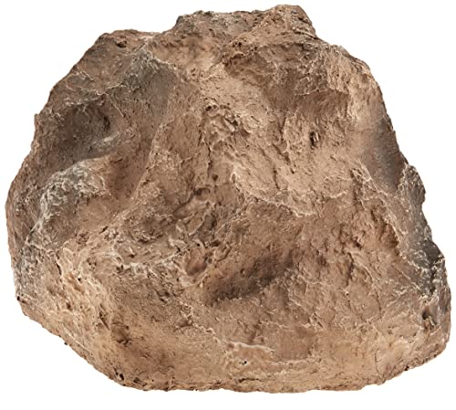 Forever Bamboo Artificial Rock for Landscaping Faux Rock Well Pump Cover for Decorating to Hide Pipe Fiberglass Boulder Covers Small Beige 9 in H x 13 in W x 16 in L - color: Beige, size: Small