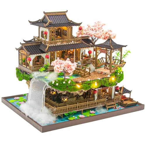 Spilay DIY Miniature House Kit for Adults, Fairyland Miniature Dollhouse - color: Upgraded Version of the Fairyland