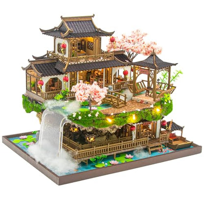 Spilay DIY Miniature House Kit for Adults, Fairyland Miniature Dollhouse - color: Upgraded Version of the Fairyland