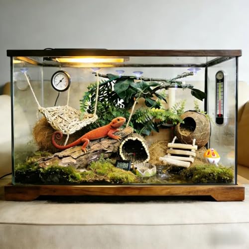 TEICCI 20-Piece Bearded Dragon Tank Accessories Set