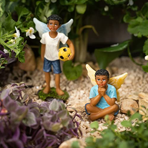 PRETMANNS Fairies for Fairy Garden Accessories for Outdoor, 9 Pieces