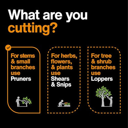 Fiskars Floral Bypass Pruning Shears, Garden Clippers for Deadheading (Pack of 6) - style: Floral Pruner (Pack of 6)