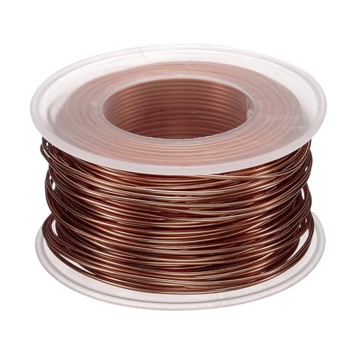 Generic Bonsai Wire Anodized Aluminum Training Wires Roll 1mm/18 Gauge 98ft Length Bendable Bonsai Tree Wire for Garden, Horticulture, Landscape, Planting, Copper