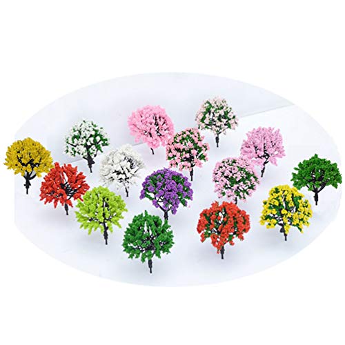 30 Pieces Mixed Miniature Artificial Trees, Miniature Dollhouse Pots Decor Moss Bonsai Micro Landscape DIY Craft Garden Ornament