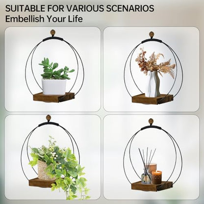 Adnkwolivt Hanging Planter for Indoor Plants - Outdoor Plant Hanger, Mid Century Metal Plant Hanger, Indoor Conner Ceiling, Gift for Mom, Plant Lovers, Housewarming - size: 1 Pack