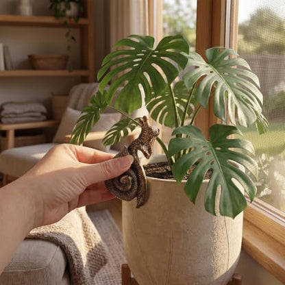 Snail Plant Pot Hanger, Mini Resin Climbing Snail Figurine Flower Pot Hugger, Funny Animal Statue Ornament for Indoor Outdoor Garden Yard Patio, Gift for Plant Lovers - style: Snail