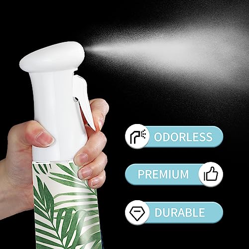 Hair Spray Bottle,Continuous Water Mister Empty Spray for Hairstyling, Cleaning, Plants, Misting and Skin Care - color: green