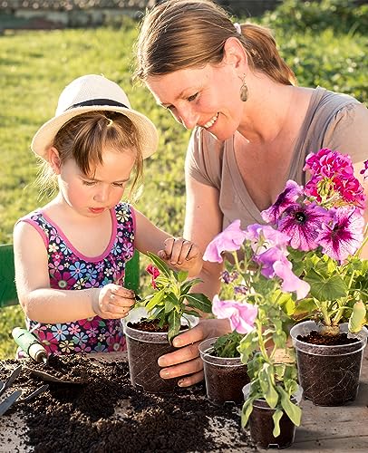 homenote 4/5/6.7 Inch Transparent Nursery Pots with Drainage Holes (30 Pcs) - color: Transparency-no Lid, size: 4/5/6.7 Inch-30 Pack