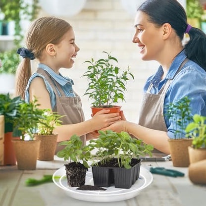 OUPSAUI 3 4 6 8 10 12 14 16 Inch Plant Saucer Pot Tray, 6 Pack Clear Plant Saucers for Indoors and Outdoors, Large Plastic Dish Suacer Water Drip Tray for Potted Plants Flowers (4 Inches) - size: 4 Inches