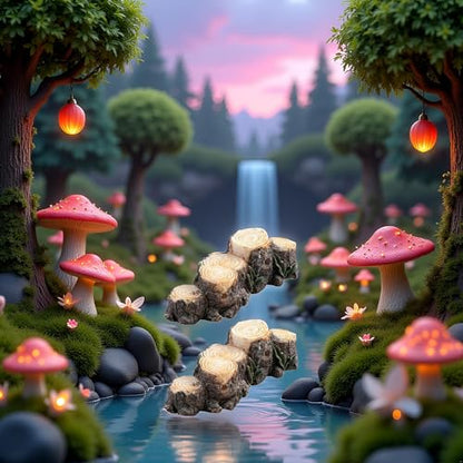 2Pcs Miniature Resin Stump Micro Landscape Fairy Garden Ornament Mini Doll House Outdoor Landscape Decor Outdoor Statues Garden Sculptures Outdoor Décor Miniature Landscape