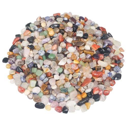 Smoothed River Rocks, Decorative Landscaping Pebbles for Aquarium Fish Tank - color: Mixed color, size: 2 Pounds
