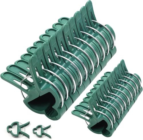 20pc Gentle Plant & Flower Clips for Supporting Stems