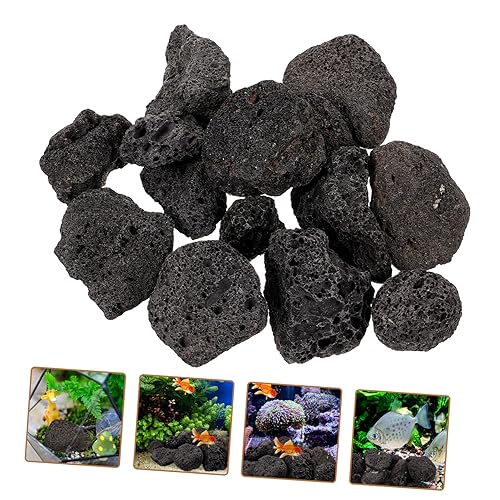 1pack Volcanic Rock for Aquarium and Potted Plants Natural Porous Stones for Decorative Landscaping Garden Use and Floral Arrangements