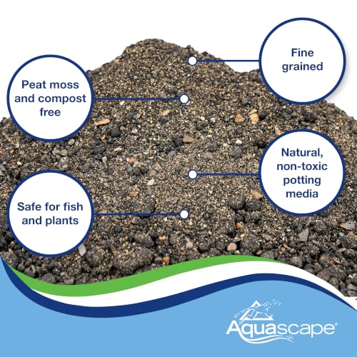 Aquascape Pond Plant Potting Media, Nutrient-Rich Aquatic Soil for Water Gardens, Supports Strong Root Growth, 215 Cubic Inches, 89002 - size: 215 cubic inches