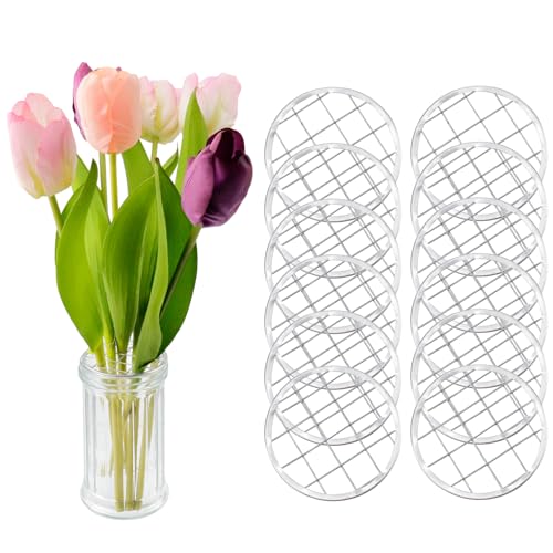 Mason Jar Flower Frog Lids, 2.76 Inch, 12 Packs - size: 2.76 Inch / 70 mm,12 PCS