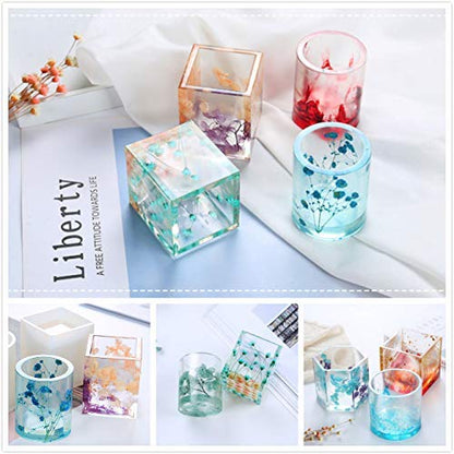 4 Packs Real Natural Dried Flowers for Making Mobile Phone Case Candle Handmade Crafts Epoxy Resin Pendant Necklace Jewelry DIY Accessories,Mixed Multi-Color Dried Flowers(Random Shipping 4 Packs)