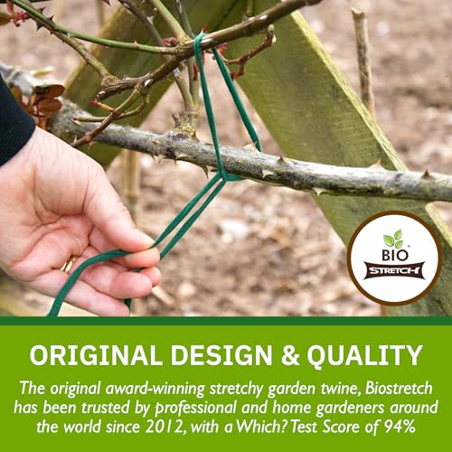 Soft Garden Plant Ties for Indoor & Outdoor Plants - Strong & Stretchy Cut-to-Length Plant Tape for Climbing Plants, Tomato Vines & Home Gardening (656 ft / 200M) - size: 656 ft / 200M