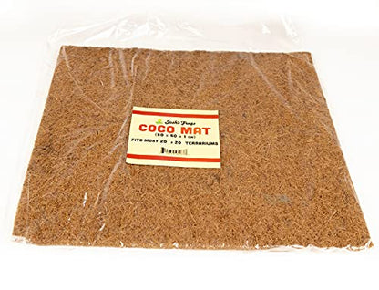 Josh's Frogs Coco Mat- Substrate or Terrarium Background (20"x20") - size: 20"x20"
