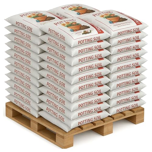 Michigan Peat 20 Pound Bag of Garden Magic General Purpose Moisture Retaining Potting Soil Mix for Indoor and Outdoor Planting, 120 Pack - size: 2400 lbs