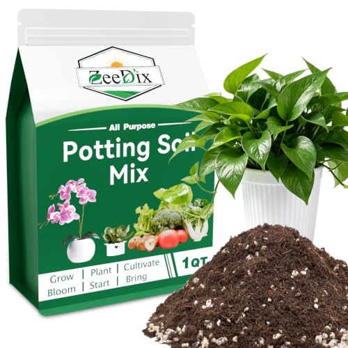 ZeeDix 1QT Tropical Potting Mix for Plants - size: 1 Quart
