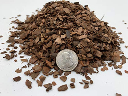 Pine Bark Nugget Fines | 2qt | ¼” Particle Size | Great for Bonsai, Succulents, Cactus, Orchids| The Bonsai Supply - size: 2qt