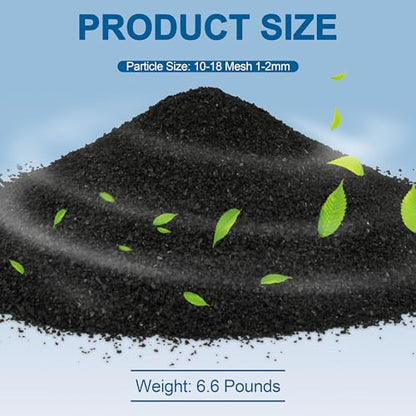 6.6Lbs Bulk Activated Charcoal Pellets - Coconut Shell Activated Charcoal