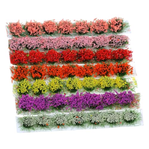 Ymapinc 49 Pcs Miniature Flowers for Crafts, 0.4 inch Tiny Diorama Plants