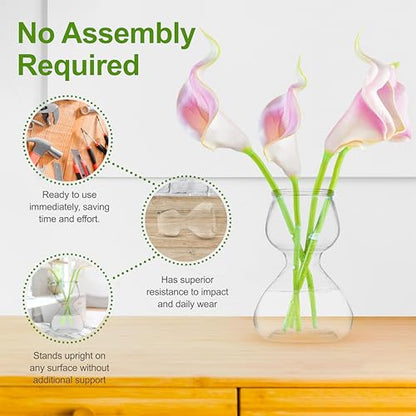 Garden Guru Plant Propagation Stations - Clear Glass Bud Vases Set of 32 - Mini Vases for Wedding Centerpieces, Cafe Décor, Tea Shop Displays - Small Hydroponic & Flower Vase - size: Set of 32