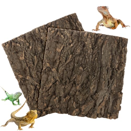 STARVAST 2PCS Cork Terrarium Background 11.8x11.8in for Reptile - size: 2PCS-11.8×11.8in