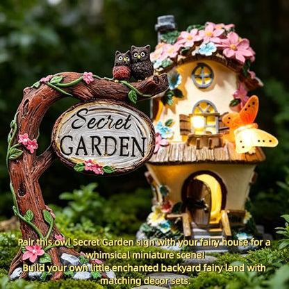 Fairy Garden Accessories,Fairy Garden Accessories Outdoor,Fairy Garden - style: C - Garden Signpost