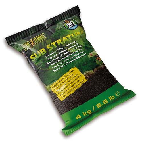 Exo Terra Sub Stratum, Offers Correct Moisture Levels 8.8 lb | Bioactive Volcanic Substrate for Reptile Terrariums, Eliminates Odor