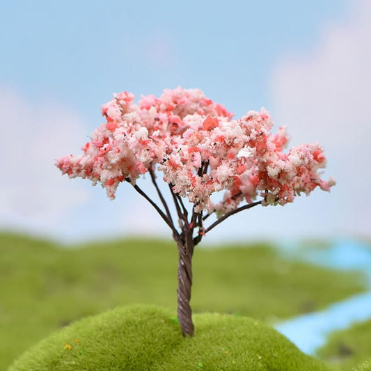 Fairy Artificial Tree Plant Ornament Miniature Garden Accessories, Garden Decoration for DIY Crafts Yard Outdoor Decor for Patio (Style3, 6.5x6.2x6.2cm) - color: Style3
