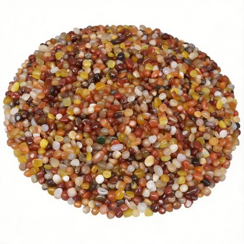 Decorative River Pebbles for Vase Fillers Aquarium Potted Plant Landscaping - color: Three Colors, size: 10 Pounds
