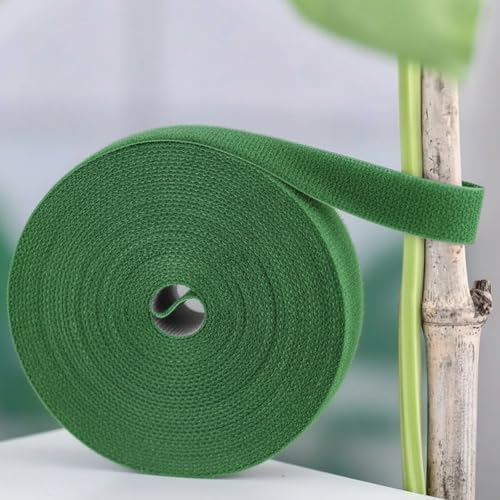 Soft Garden Cable Tie Tape-Reusable,for Climbing Plants Vines With Home Gardening Grips Effective Growing(33FT, Green) - color: Greener, size: 33FT