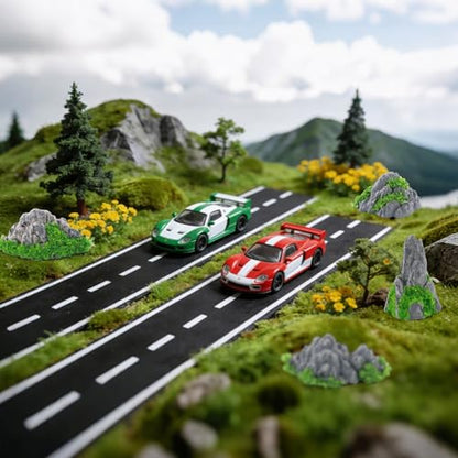 Diorama Rocks 10pcs Diorama Supplies Fake Rocks Artificial Garden Figurine Stone Scene Accessories Stone Miniature Stones Rock for Micro Train Railway Sand Table Landscape Garden Accessories
