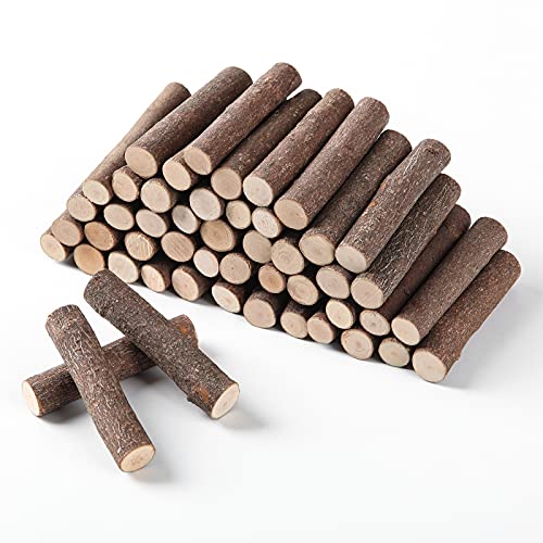 Wood Craft Sticks Crafting Twigs, Pumpkin Stems DIY Vase Fillers | Log Toy Rustic Decorations Ornaments,Loose Parts Play Materials